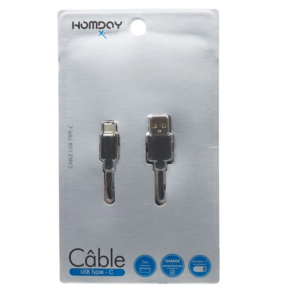 Câble compatible Android USB type C