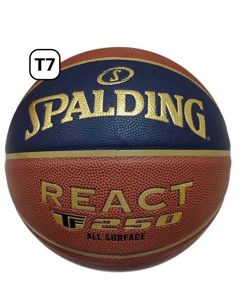 Ballon de basket Spalding React TF Orange