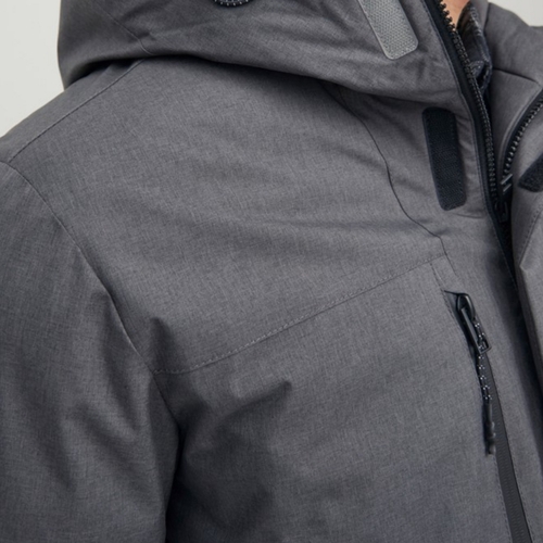 Jack & Jones - 12214645 JCOBACH PARKA ASPHALT Gris