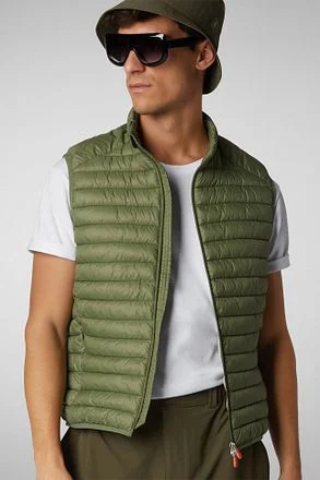 Save The Duck Bodywarmer Adam Olijfgroen D82410M-GIGA01-50012 kopen