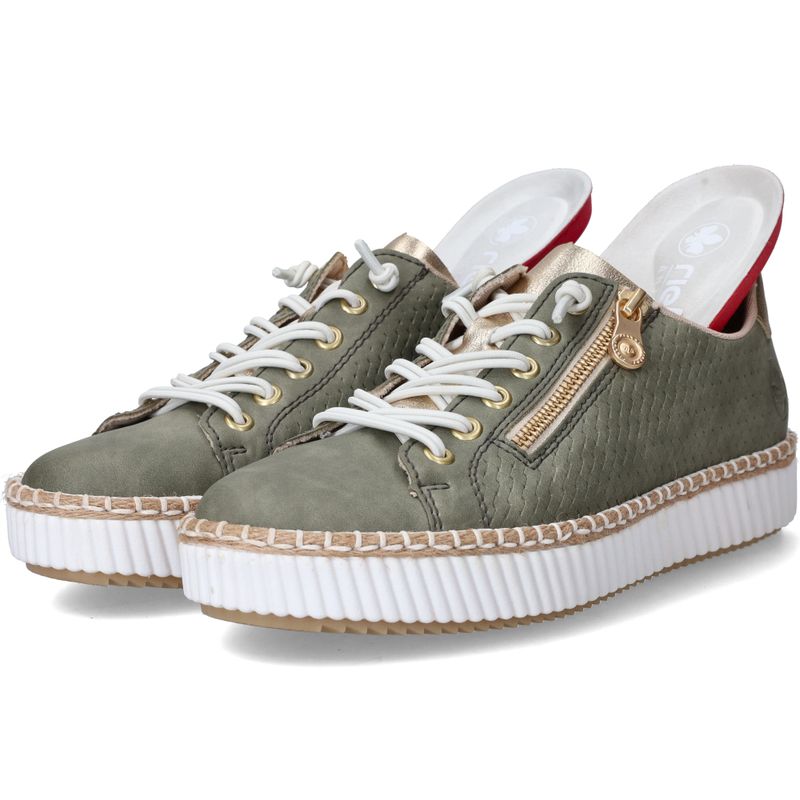 Rieker Sneakers Groen Dames