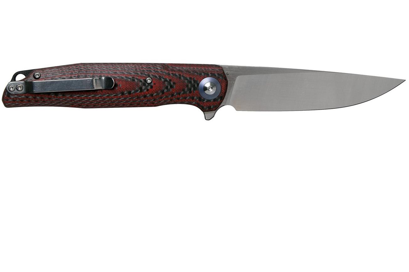 Bestech Ascot Red G10 & Carbonfiber BG19F zakmes