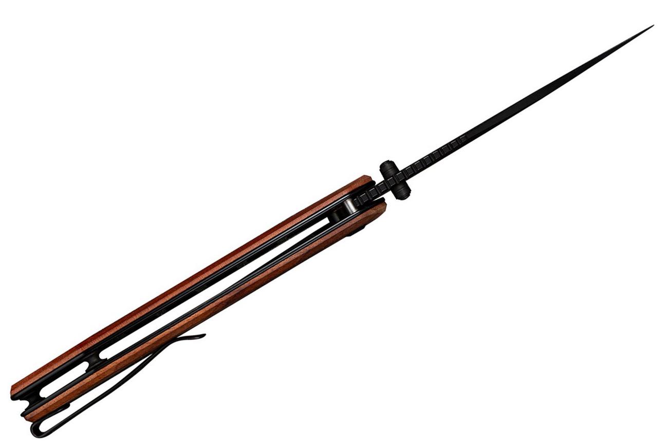 SENCUT Vornix S25038-3 Black 9Cr18MoV, Guibourtia, zakmes