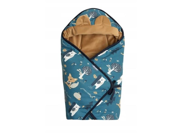 Sensillo BABYSETE SWADDLE VELVET MISIE CARAMEL 7045/1083