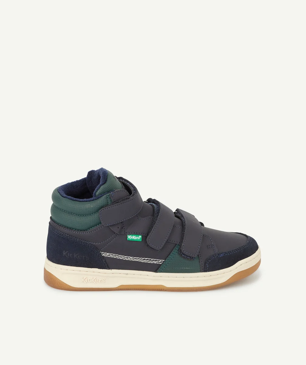 KICKERSBASKETS GARÇON KROISY MARINE VERT