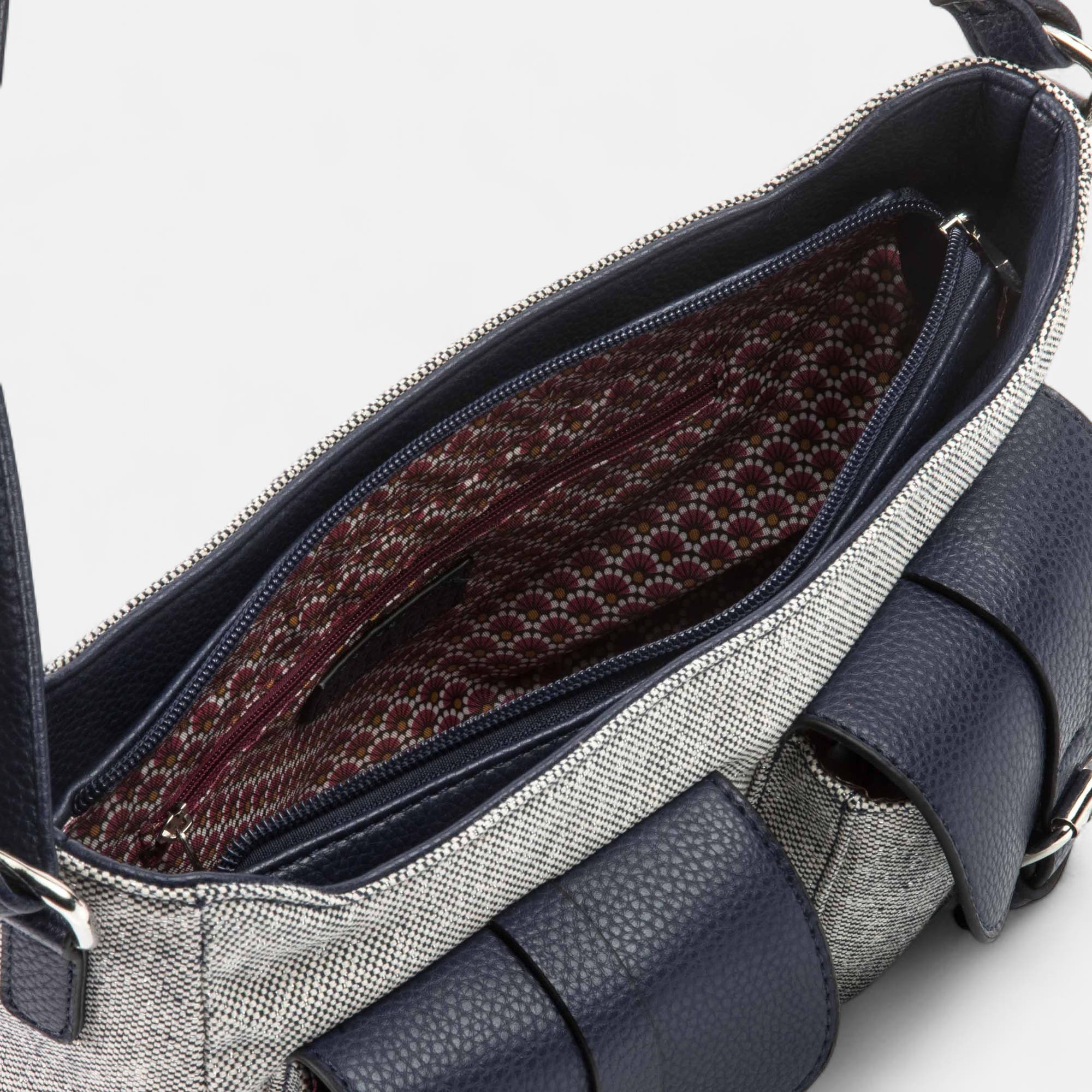 Sac bandoulière bleu