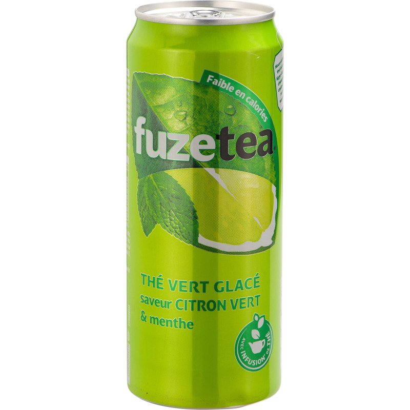 Fuze Tea Mangue Citron vert Menthe 33 cl - 24 canettes