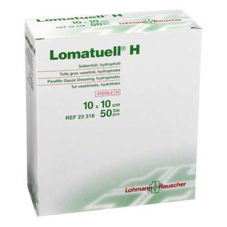 Lomatuell® H Salbentüll 10x10 cm, 50 St