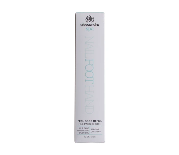 Alessandro SPA FEEL GOOD REFILL 12 x Feilenblätter 80 Grit