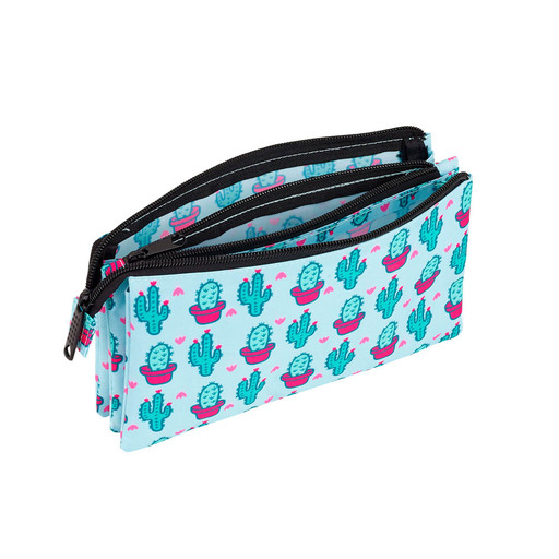Estuche Blackfit8 Cactus Triplo