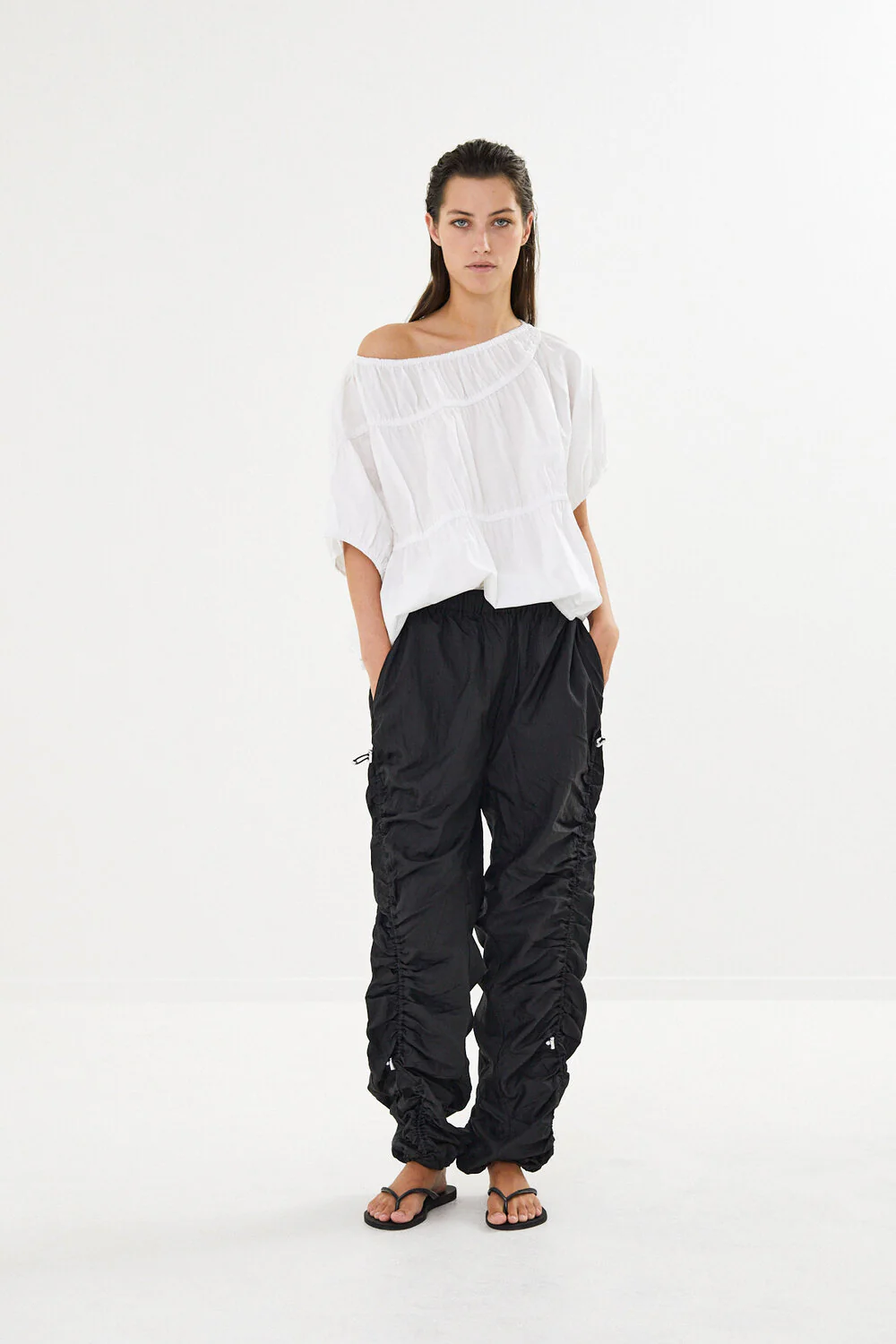 Rabens Saloner  Lotte poplin top - hvid