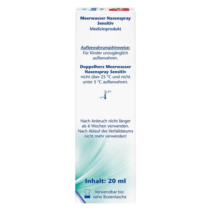 Doppelherz Meerwasser Nasenspray mit Panthenol, 20 ml