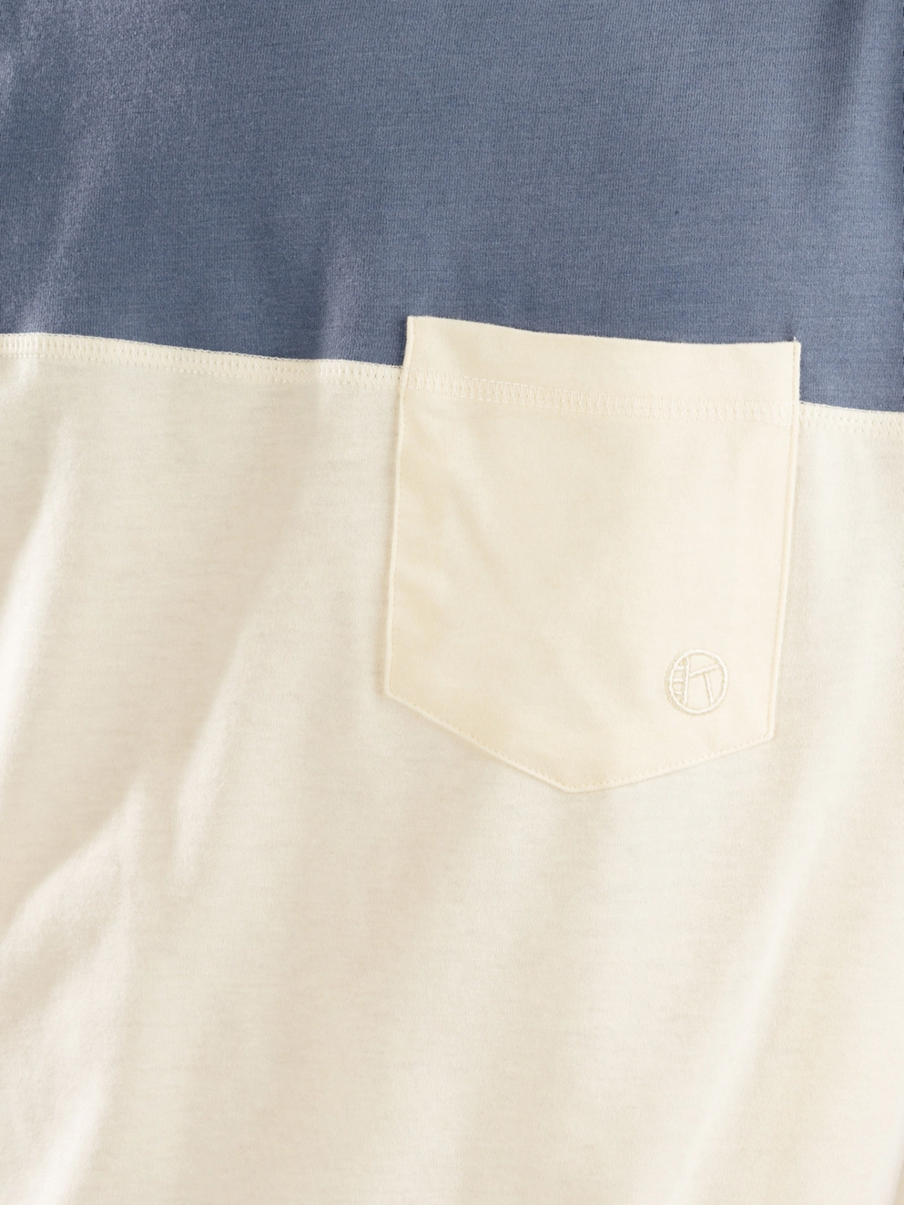 Kazane Filip T-Shirt china blue cloud cream