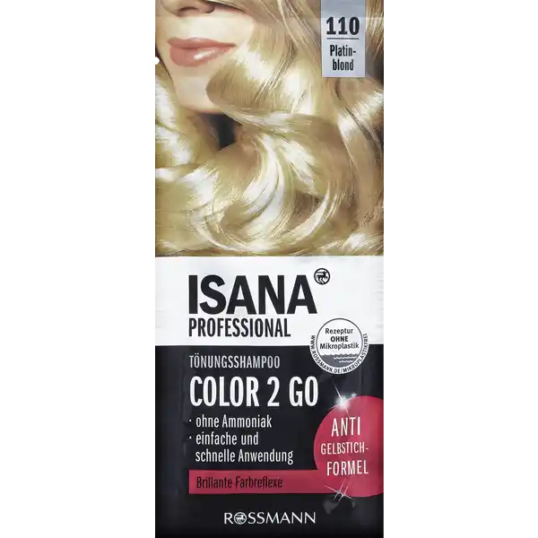 Tönungsshampoo Color2go 110 Platinblond