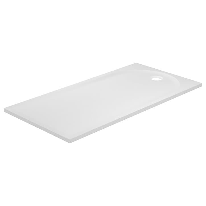 Receveur de douche 80 x 180 cm, résine, blanc, GoodHome Cavally