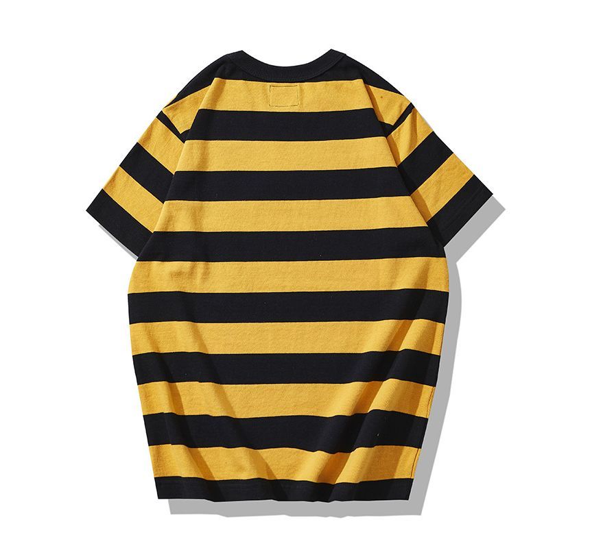 OKONKWO - Gestreept T-shirt met korte mouwen