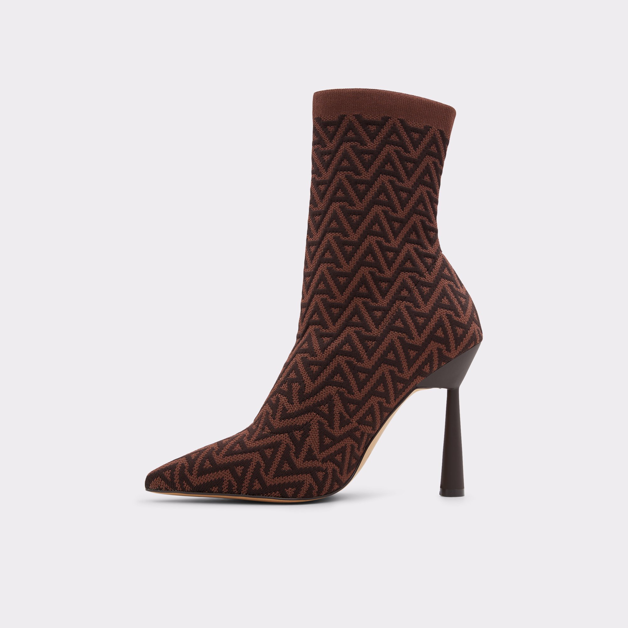 Varsavas Black Textile Knit Women Sock boots