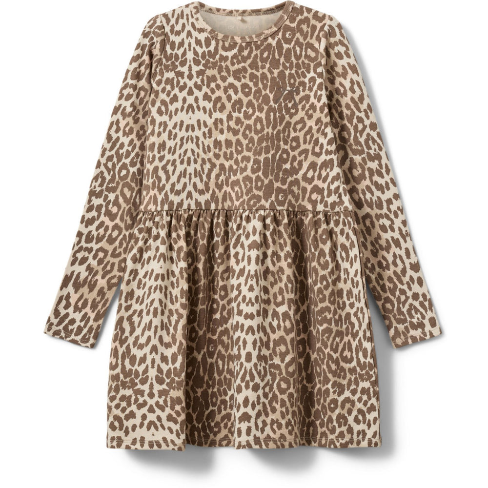 Køb Sofie Schnoor Aop Beige Leopard Berrakb Kjole