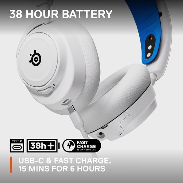 SteelSeries Arctis Nova 7P trådløst gaming headset (hvid)