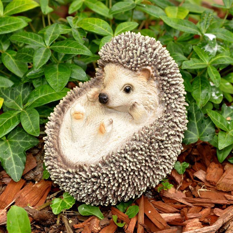 Dazikemo Dekofigur Gartenfigur Igel 12 x 11 x 12 cm