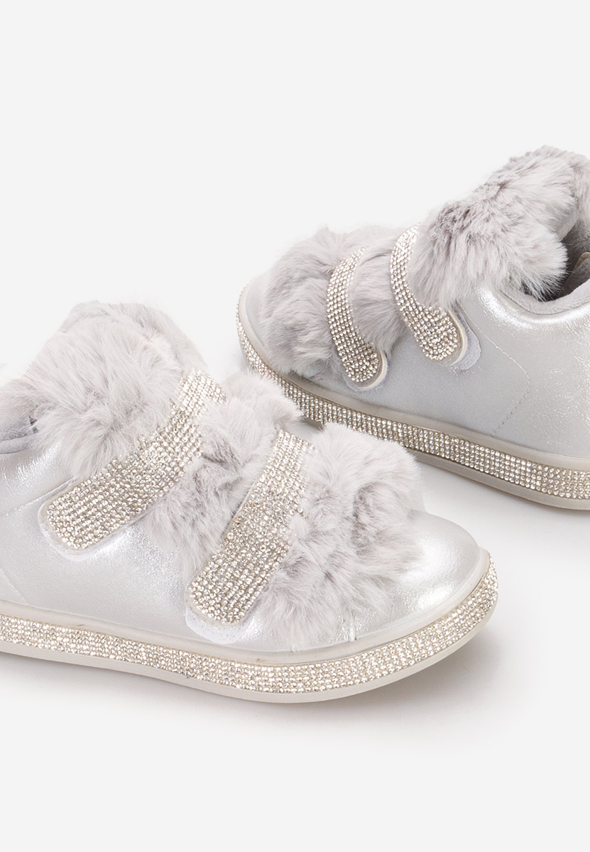 Bottines filles argent Lindie
