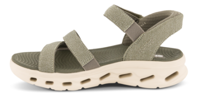 Skechers Slip-ins Go Walk Glide-Step 2.0 Ella Sandal Olive 141269 | Skoringen