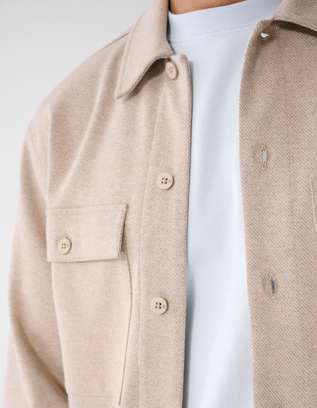 Soft Overshirt Lichtbruin