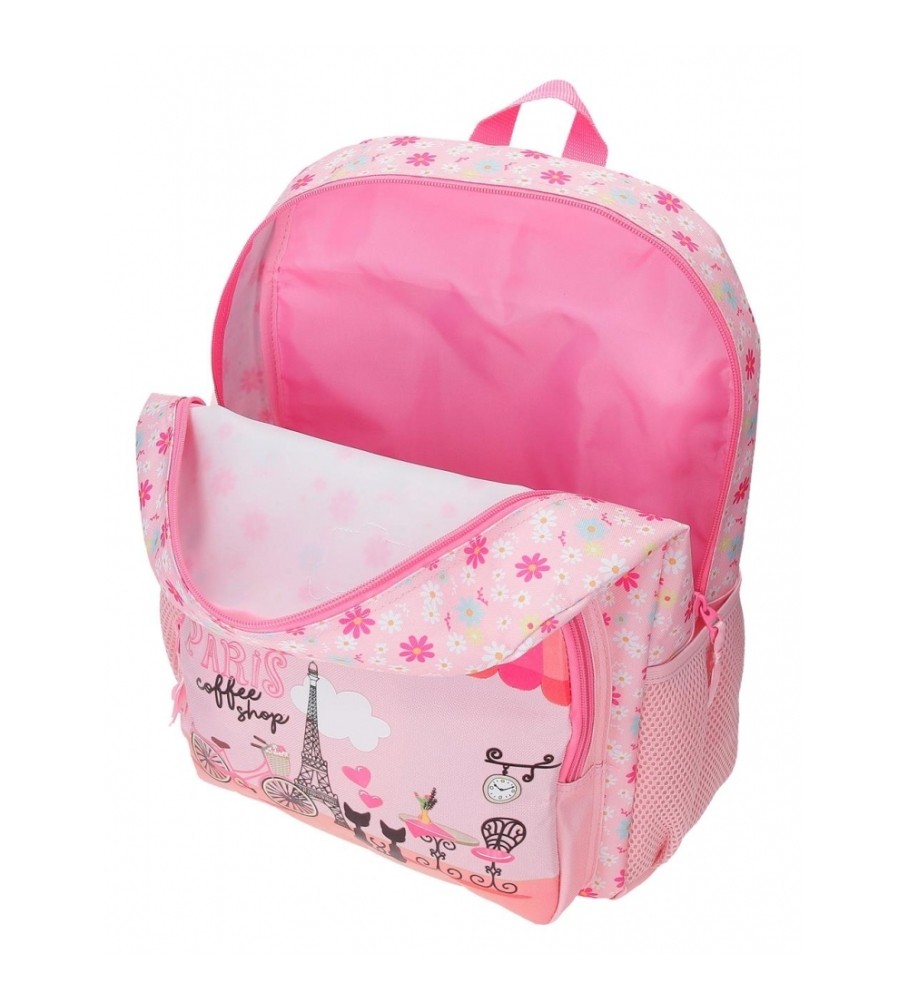 Roll Road Mochila Escolar 40cm Roll Road Coffee Shop con carro