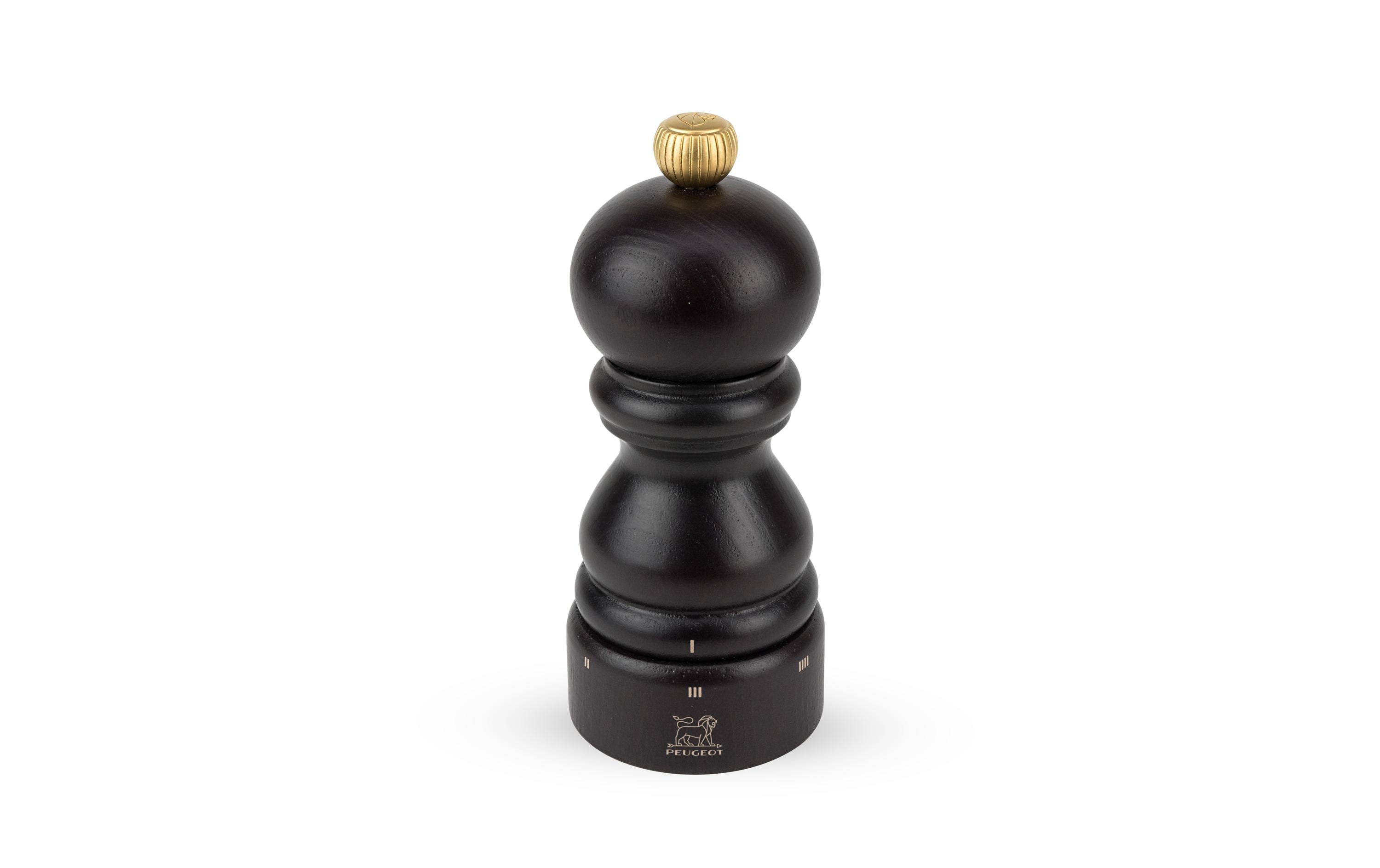Pfeffermühle Paris 12 cm, SchwarzGewürzmühle für Pfeffer