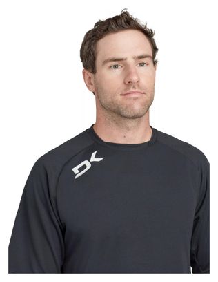 Maillot Manches Courtes Dakine Thrillium Noir/Blanc