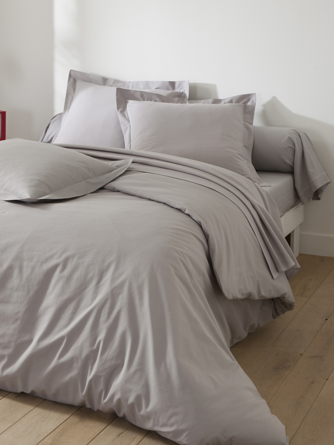 Drap en polycoton uni