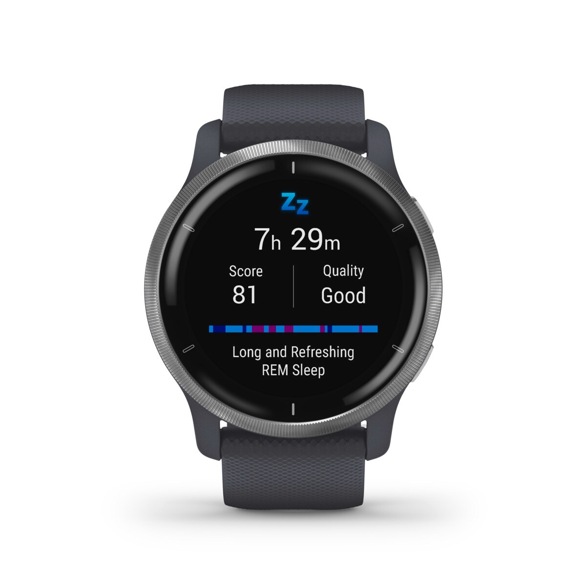 Garmin VENU 2 Granitblau/Silber