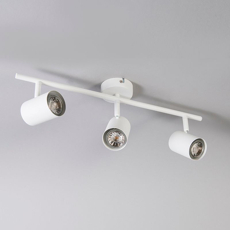 Moderne plafondspot wit 3-lichts kantelbaar - Jeana