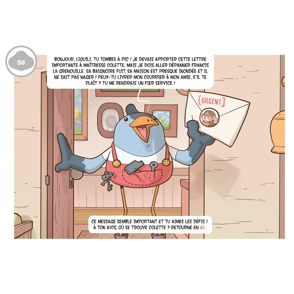 La BD dont tu es le petit héros - Liguili : Messager Aventurier