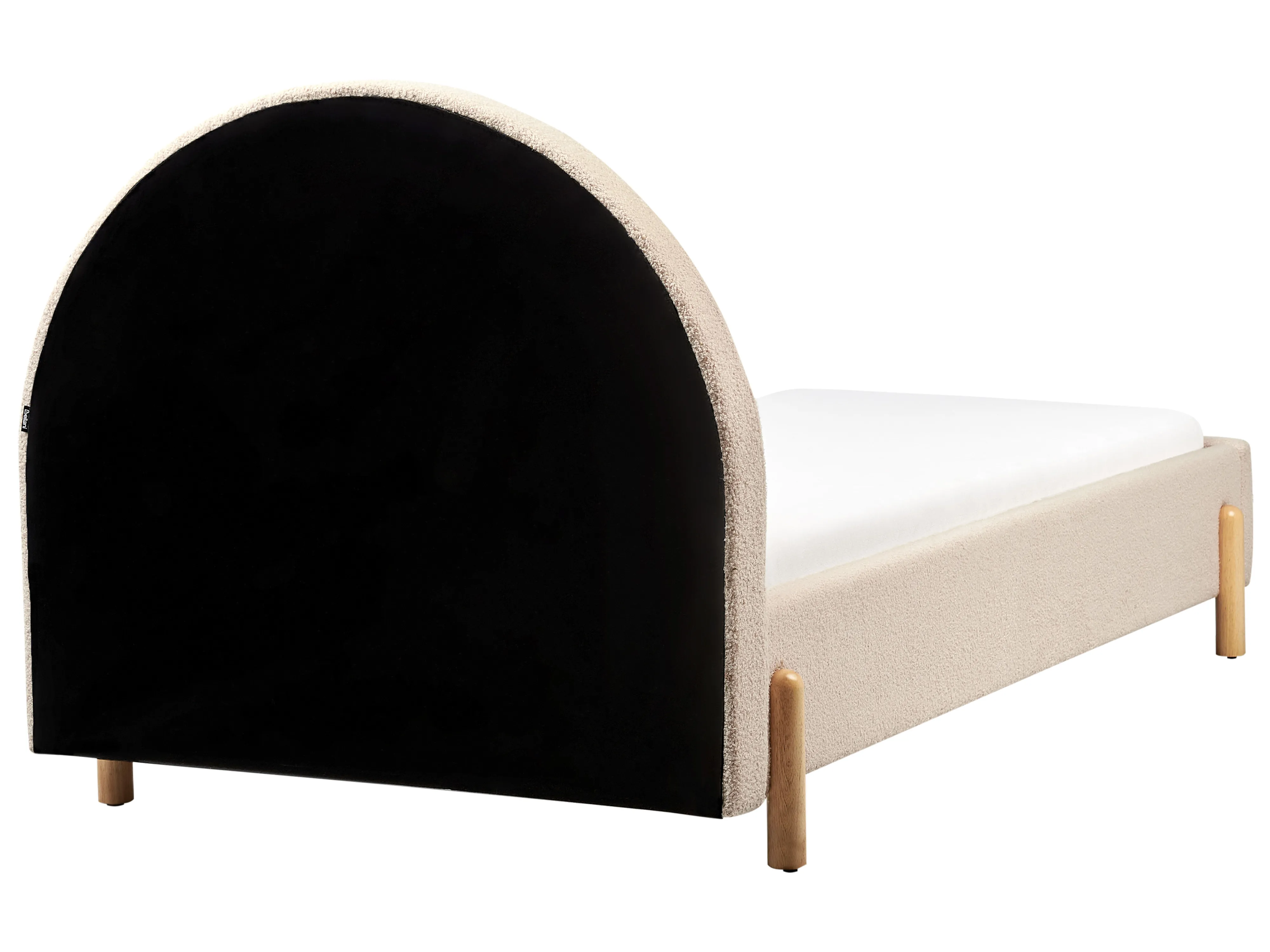 Kinderbed Bouclé ANET 90 x 200 cm Beige