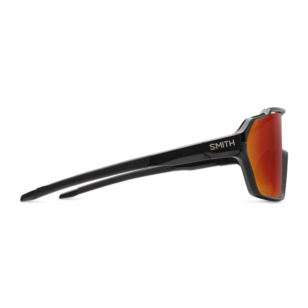 Smith SHIFT MAG - Lunettes de soleil matte black/chromapop red mirror