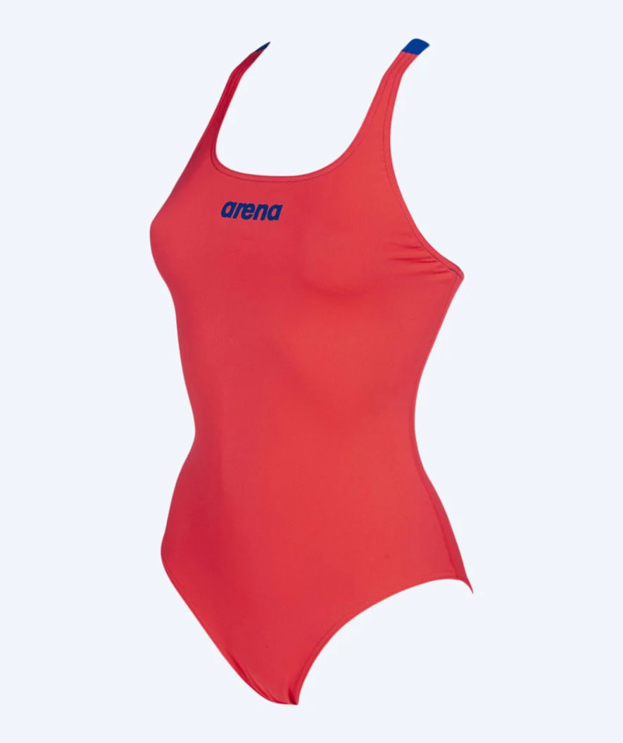 Arena badedragt til damer - Solid Swim Pro - Lyserød