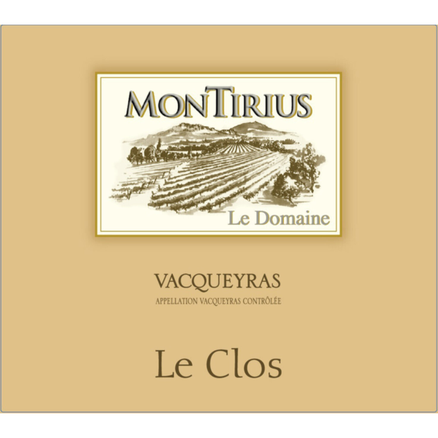 Vacqueyras AOP Le Clos, Montirius 6x 75cl -6x 75cl