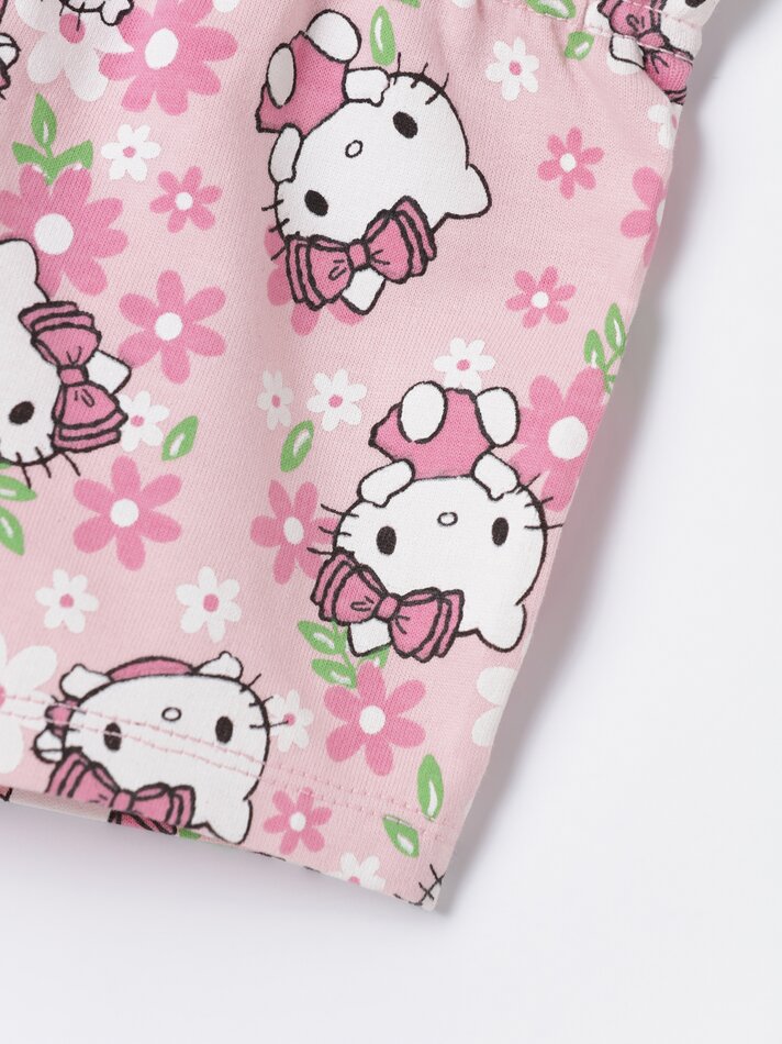 Conjunto de camiseta e shorts Hello Kitty ©Sanrio - Branco