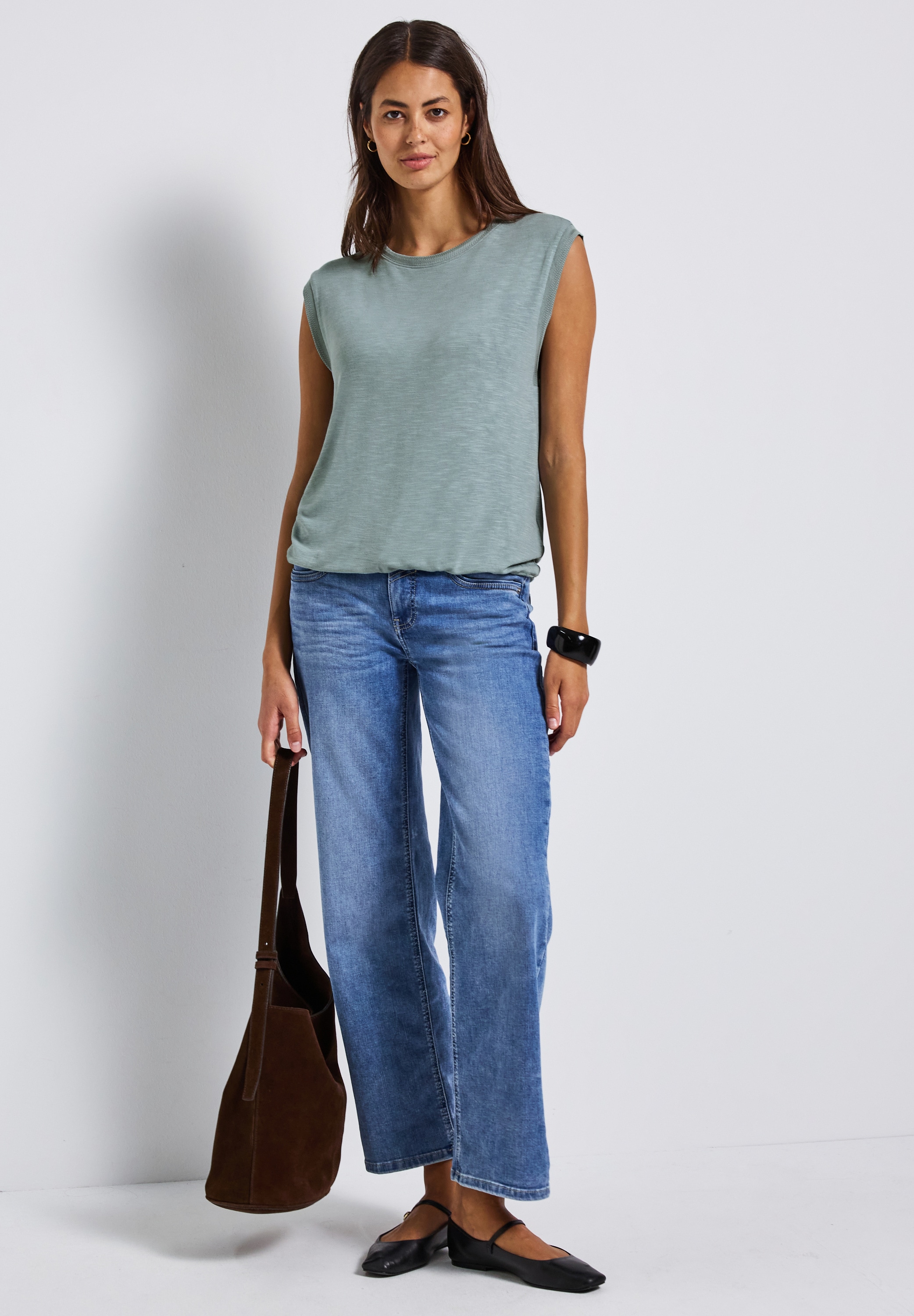 STREET ONE Shirttop , mit Dekotapes