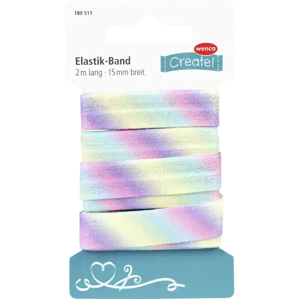 Elastikband bunt 15mm x 2m