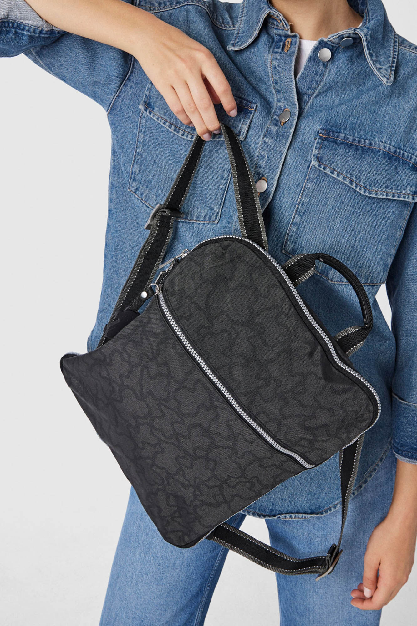 Mochila Antracite Kaos Novas Cores - Cinza Escuro