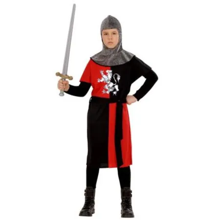 Widmann Kinderkostüm Ritter Gr. 140, sortiert, Gewand mit Kapuze und Gürtel