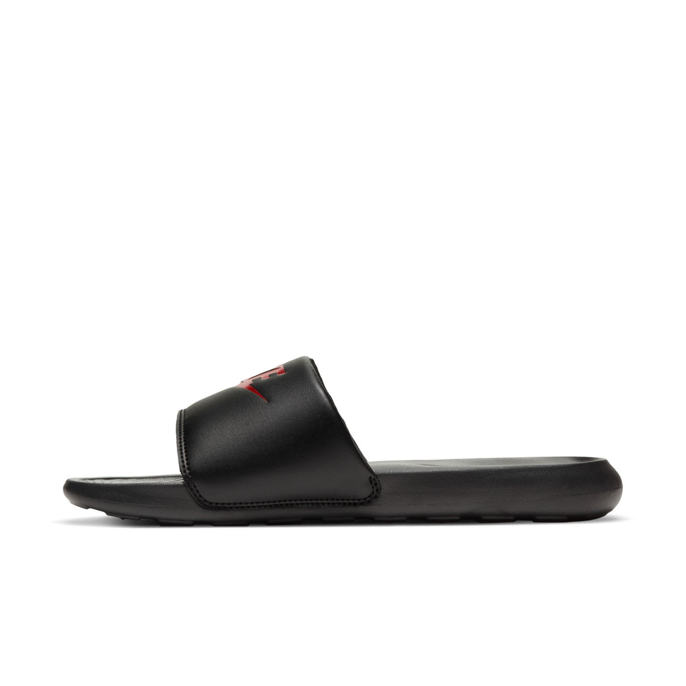 Nike Victori One Slippers Zwart Rood Zwart