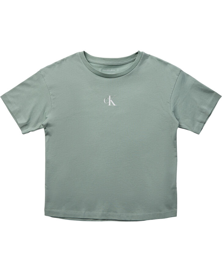 Calvin Klein CK LOGO BOXY T-SHIRT Jadeite