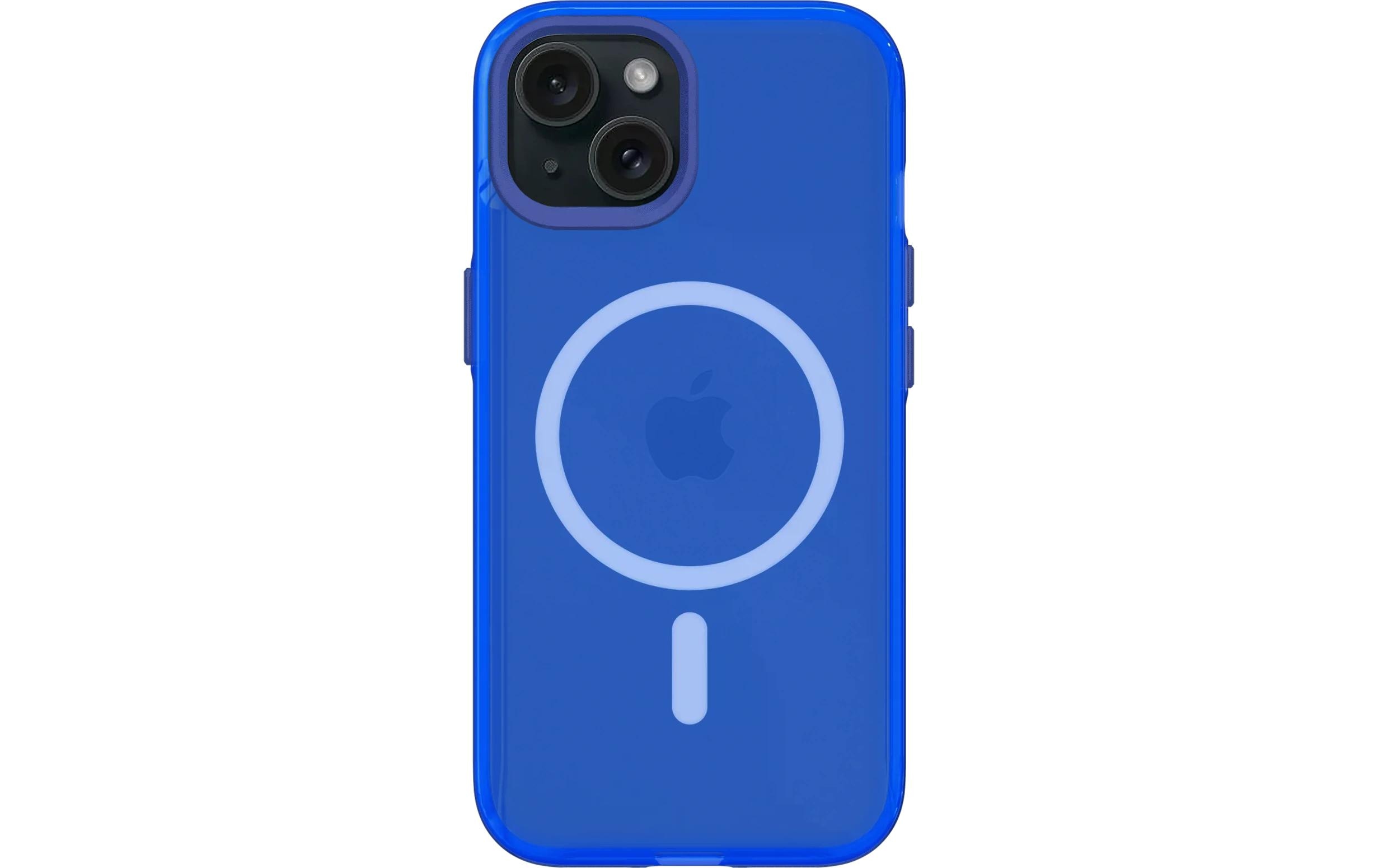 Back Cover JellyTint MagSafe iPhone 15 Cyber BlueMagSafe-kompatible Schutzhülle für das Apple iPhone 15