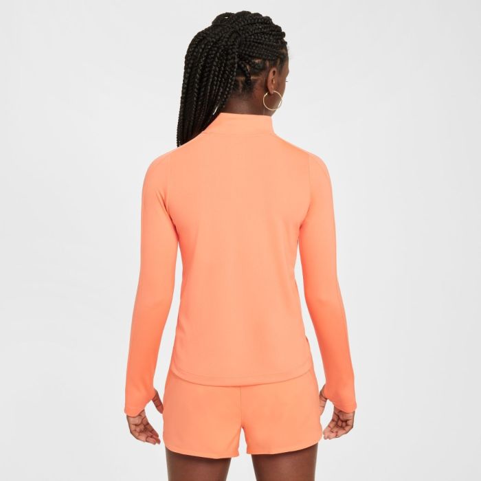 Nike Junior Trøjer Dri-FIT Long Sleeve Half Zip Top Orange