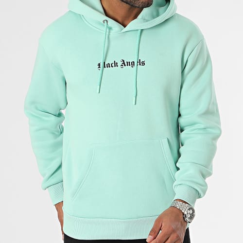 Sweat Capuche Bleu Turquoise