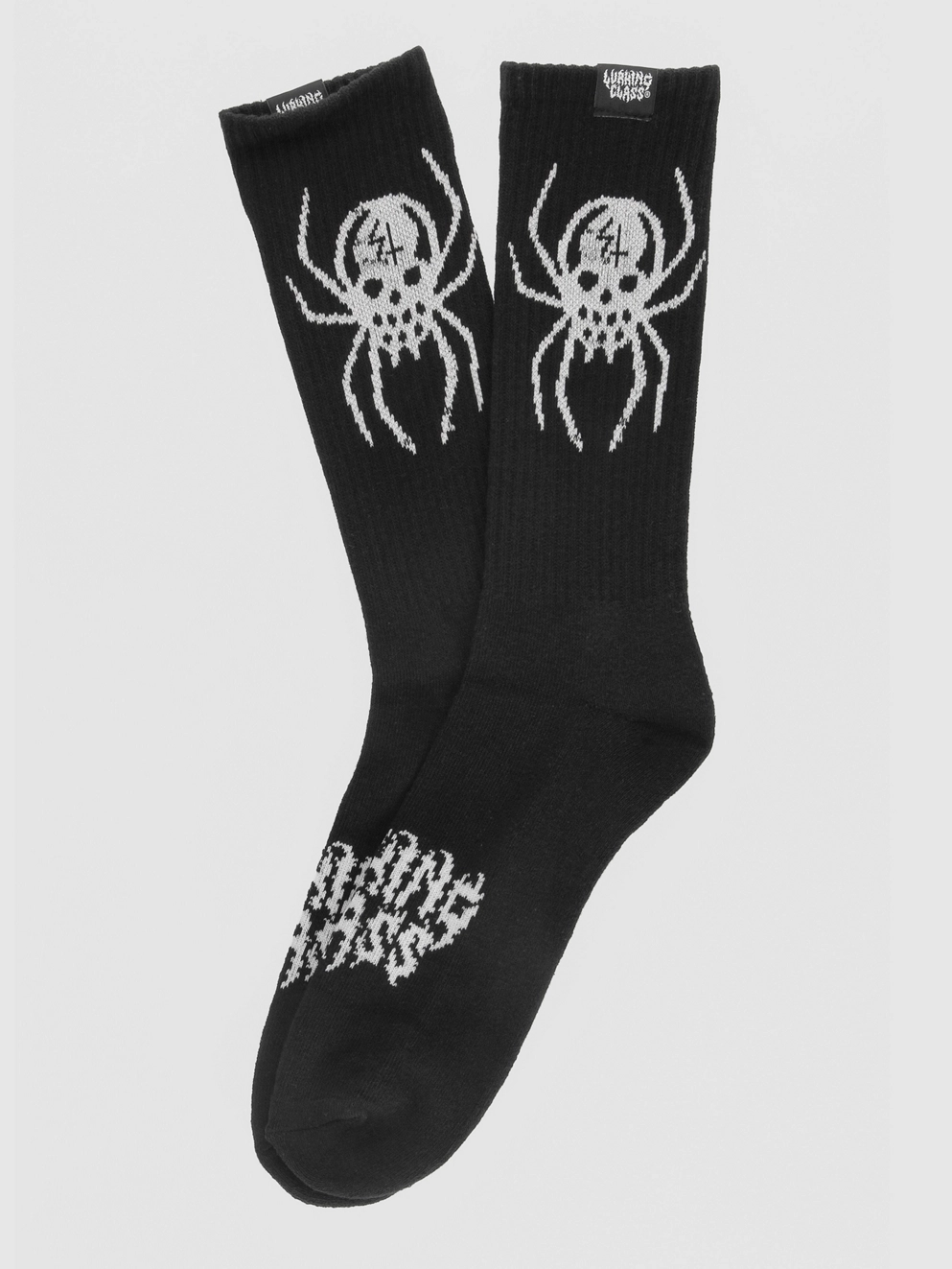 Lurking Class Spider Socks black/reflective white