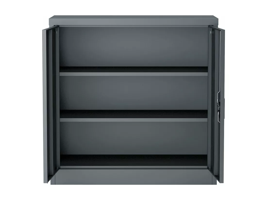 Armoire de bureau casier grise 90 x 40 x 90 cm 03_0006322